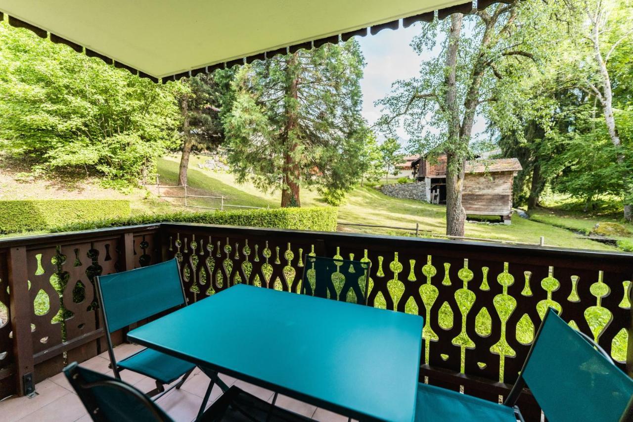 Charmoso apartamento com varandas a 5min da gôndola Bettex Vila Saint-Gervais-les-Bains Exterior foto